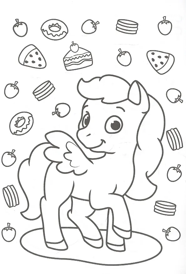 Книга РАСКРАСКА А5 эконом. ПОНИ () — 4