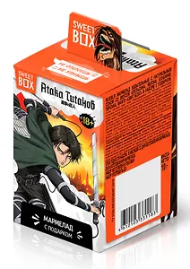 АТАКА ТИТАНОВ SWEET BOX Мармелад с подарком в коробочке, 10г