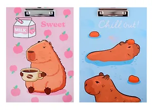 Планшет А4 "Капибары", в ассортименте, Be positive