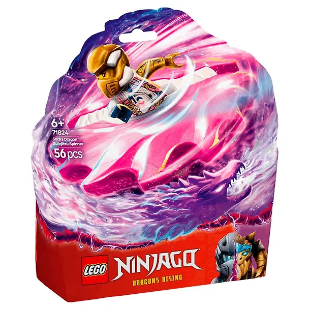 LEGO NINJAGO: Дракон Соры спиннер Кружитцу, 56 деталей (71824) 3121296 — 3