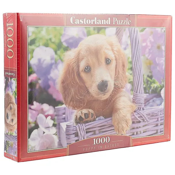 Пазл Castorland Щенок в корзине 1000 эл., 68*47см. C-103799 2662431 — 2