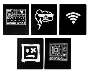 Тетрадь в клетку Listoff, "Total Black. Web", 48 листов, в ассортименте 3040160