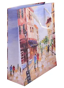 Пакет А4 32*26*10 "Прогулка. Basic" нейтр., бум.мат.ламинат