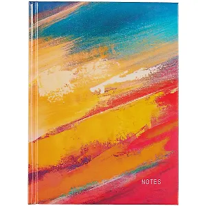 Записная книжка А6 48л кл. "Яркие краски" 7БЦ, глянцевая ламинация