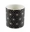 Кашпо Орнамент (черное) (керамика) (8х7) (12-06650-202306-106) — 2996705 — 1