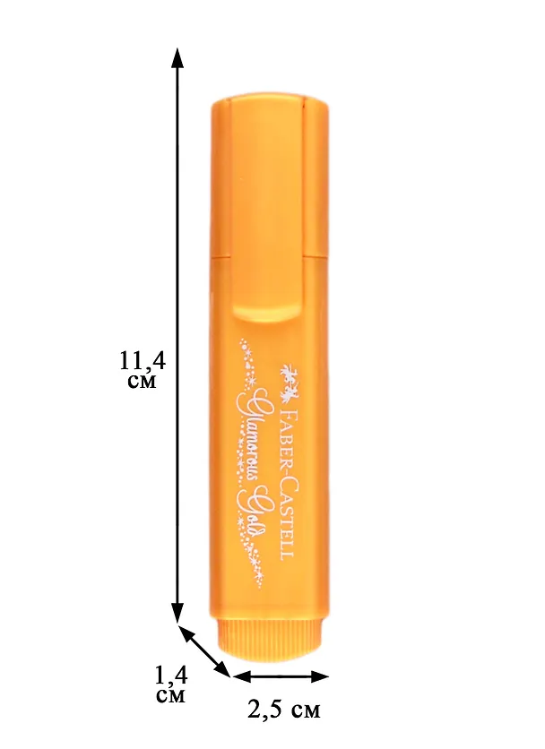 Текстовыделитель Faber-Castell, Highlighter TL, золотой металлик 255846 — 2
