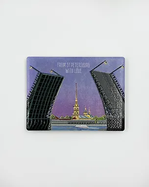 Магнит керамический "Марка. Крыши" 3135981