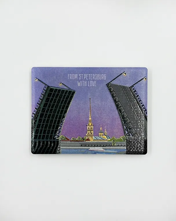 Магнит керамический "Марка. Крыши" 3135981 — 1