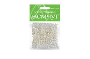 Набор для творчества, HOBBY TIME, Бусины круглые под жемчуг Ø 5мм