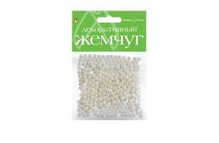 Набор для творчества, HOBBY TIME, Бусины круглые под жемчуг Ø 5мм 328840 — 1