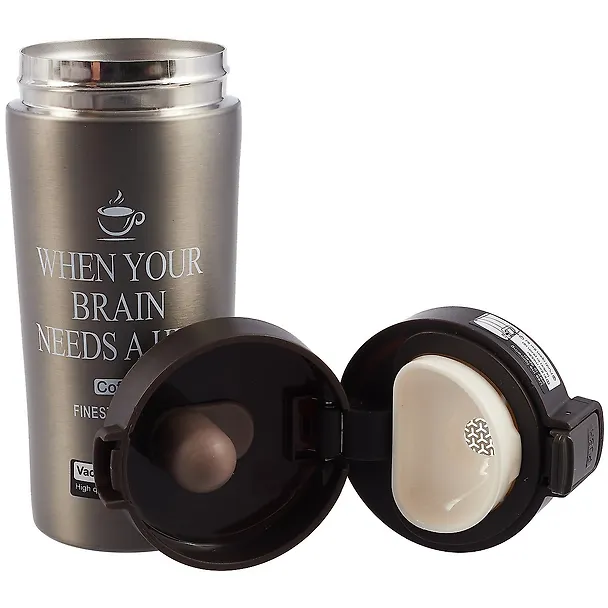 Термостакан When you brain needs a hug (металл) (380мл) (12-8999-6033) 2849811 — 3