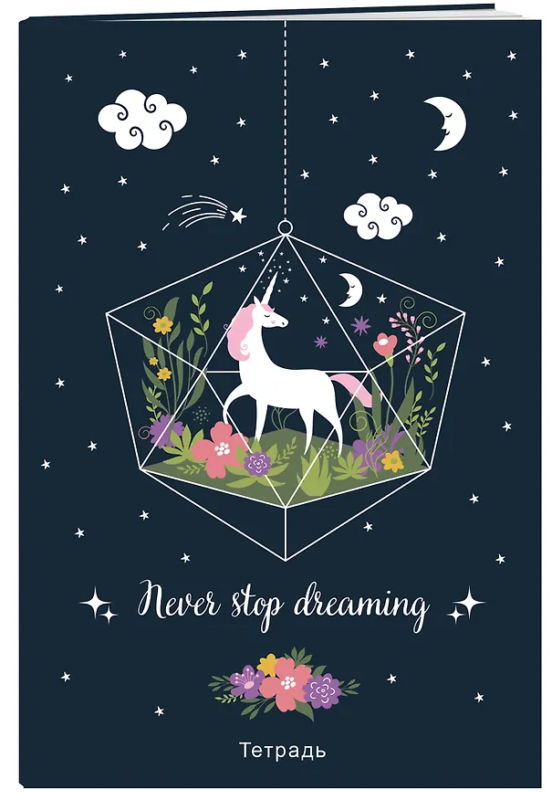 Тетрадь общая. Never stop dreaming! (А5, 48 л., мягкая обложка) 2909923 — 2