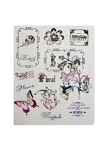 Тетрадь в клетку Феникс+, "Радужный коллаж", 48 листов, в ассортименте