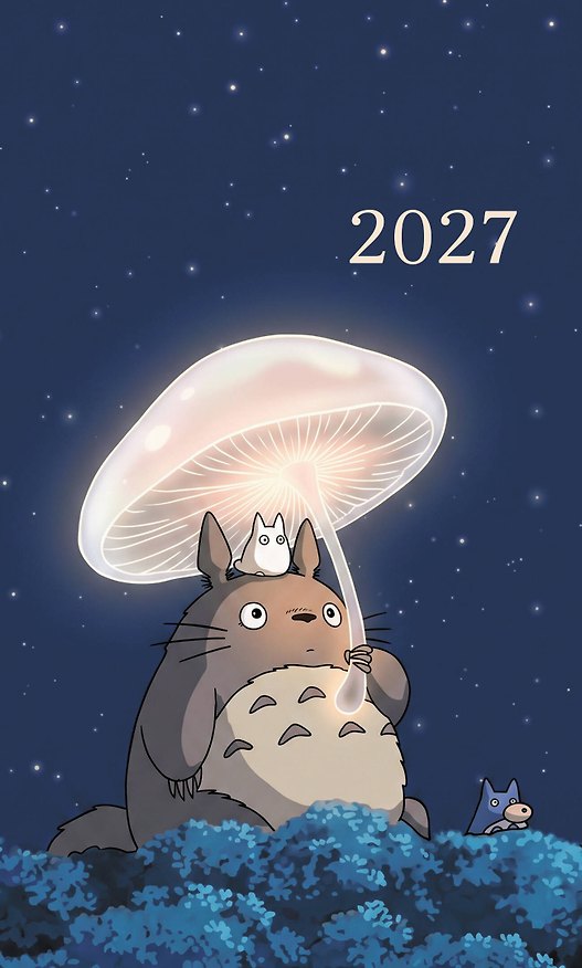 Ежедневник в стиле Хобоничи. Японский тренд. Тоторо (датированный, на 2027 год) 3185712 — 1