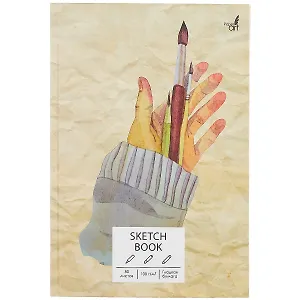 Скетчбук А5+ 80л "Hand made", 100г/м2, 7БЦ
