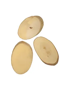 Деревянный спил (3шт)(4*7см)(пакет)