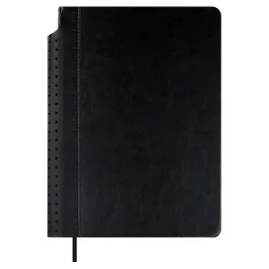 Ежедневник недатированный "Сариф" чёрный, формат А5, 160 л., твёрдый переплёт, искусственная кожа, ESCALADA, перфорация