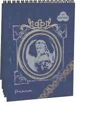 Блокнот Premium Night blue (темно-синий) 30л А5 на спирали