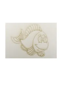 Трафарет Рыбка (А5) (411) (упаковка)