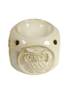 Аромалампа Шар с совой 8,5x10см керамика (M654-1)