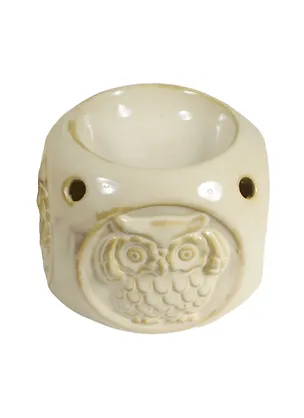 Аромалампа Шар с совой 8,5x10см керамика (M654-1) 2505648