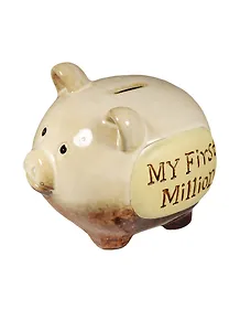 Копилка Поросенок My first million (18х13х14) (7879026)