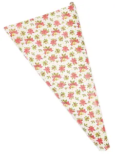 Бумага упаковочная 70*100см "Колокольчики" НГ,инд.уп.