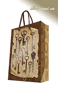 Пакет, Феникс Презент, Ключи 17,8*22,9*9,8см 40877