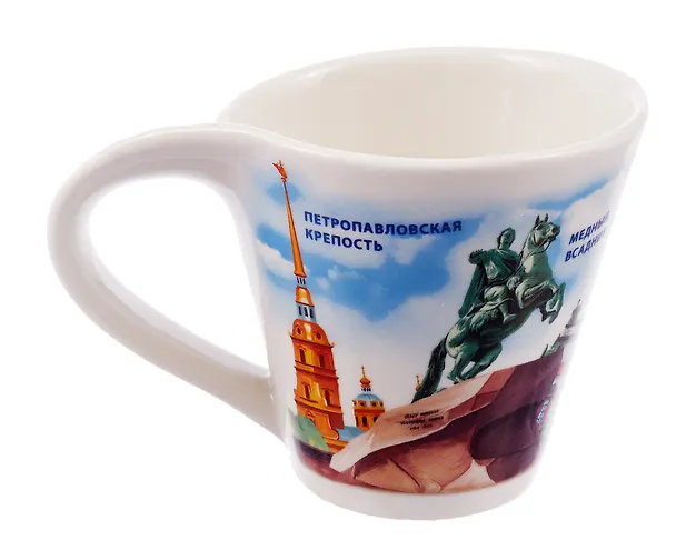 МедВс  Кружка фигурная Санкт-Петербург коллаж М110 - 002 3033984 — 4