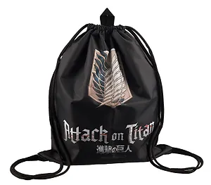 Мешок для сменной обуви "Атака Титанов. Герб. Сезон 1-3" 41 х 49 см, 1 отделение