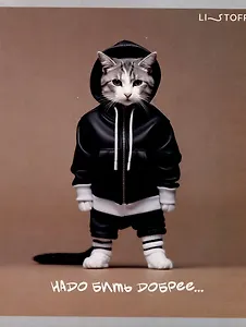 Тетрадь 48л кл. "Банда котиков" мел.картон, выб.лак, ассорти