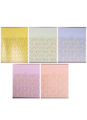 Тетрадь в клетку Unnika, "Золотой узор", 48 листов, в ассортименте 244084