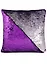Подушка с пайетками фиолетовая с серебром (3825) (37х37) — 2620755 — 1