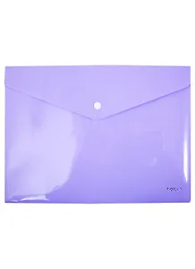 Папка-конверт А4 на кнопке "NEWtone PASTEL", ассорти