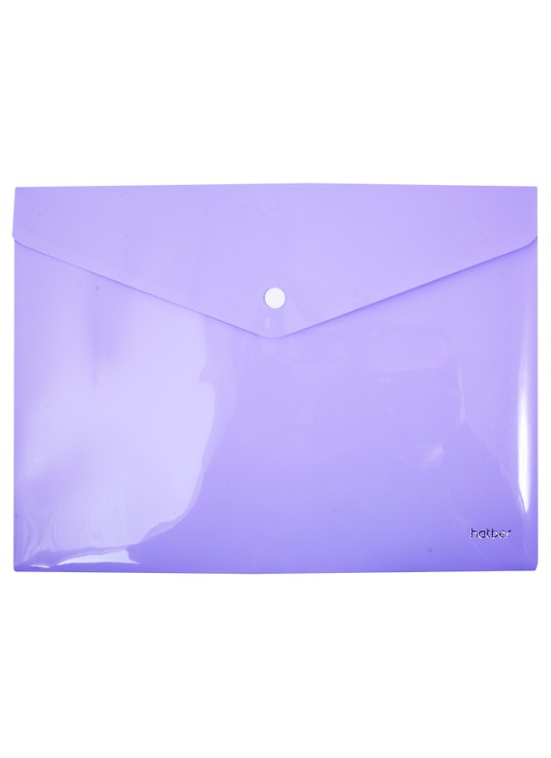 Папка -конверт А4 на кнопке «NEWtone PASTEL», в ассортименте, Hatber 257384 — 1