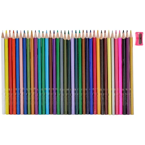 Карандаши цветные Faber-Castell, 36 цветов с точилкой 255803 — 3