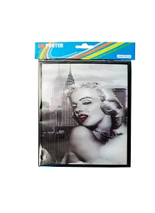 3D Постер Мерилин Монро с бусами (1824EU3DB04) (18х24)