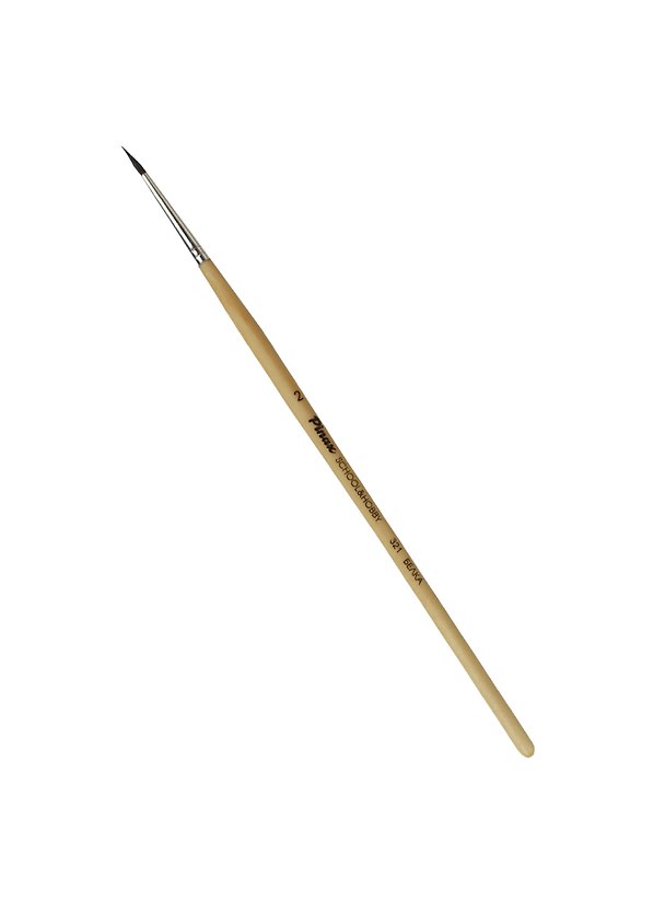 Кисть белка круглая №2, School&Hobby, Creative, Pinax 235499 — 1
