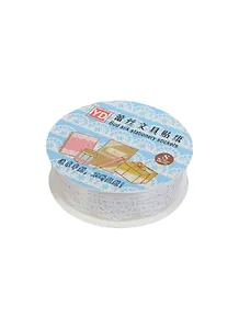 Набор для творчества Клейкая лента ажурная белая (ажуры) 1,8см*1м H2 24308-9/1