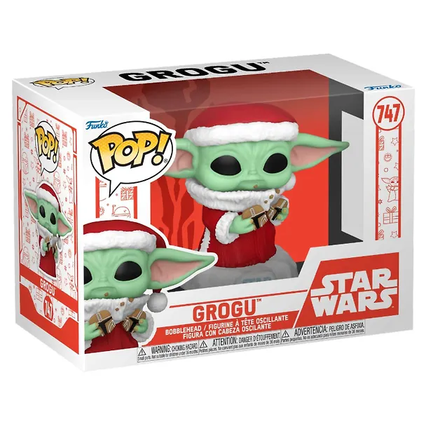 Фигурка Funko POP! Bobble Star Wars Holiday Grogu (747) (Fun80009) 3133145 — 2
