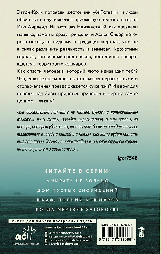 Книга Дом пустых сновидений (Вики Филдс) — 2
