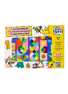 Магнитный развивающий конструктор (47086) (328 геометр. фигур) (3-7л.)