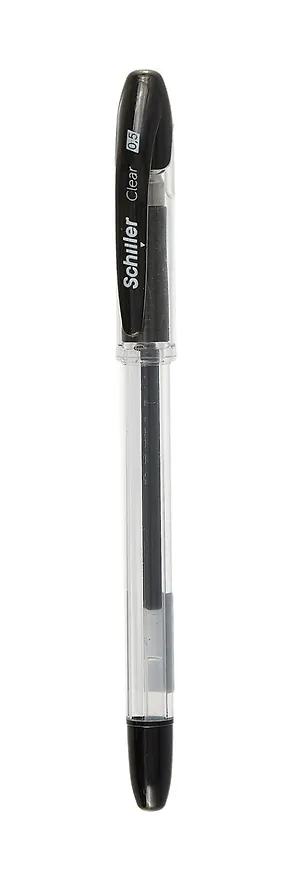 Гелевая ручка черная 0,5 мм, Сlear, Schiller 2996919 — 9