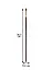 Кисть художественная Вернисаж, синтетика бордовая, плоская, длинная ручка №6, Гамма — 256224 — 2