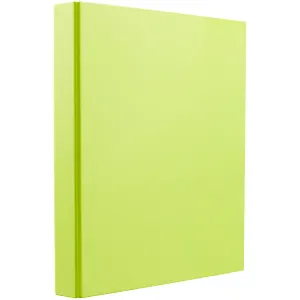 Папка архивная 35мм А4 "Neon" 4 кольца, желтый