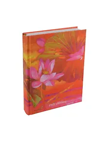 Ежедневник недат. А6+ 168л "Water lilies". О любви" 7БЦ, мат.ламинация "мокрый шелк", ляссе, иллюстр.вставки, резинка, Listoff