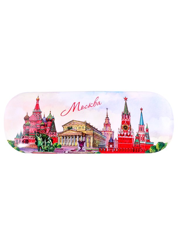 Чехол для очков Москва Большой театр ХВБ Кремль цветн. (322-19-CL) 2868377 — 1