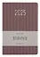 Ежедневник дат. 2025г. А5 176л "Stripes" сливовый, 7Б, сливовый, иск.кожа, тисн.фольгой, тонир.блок, скругл.углы, ляссе, инд.уп — 3056005 — 1
