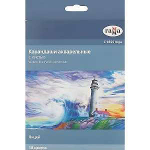 Цветные карандаши «Лицей», 18 цветов