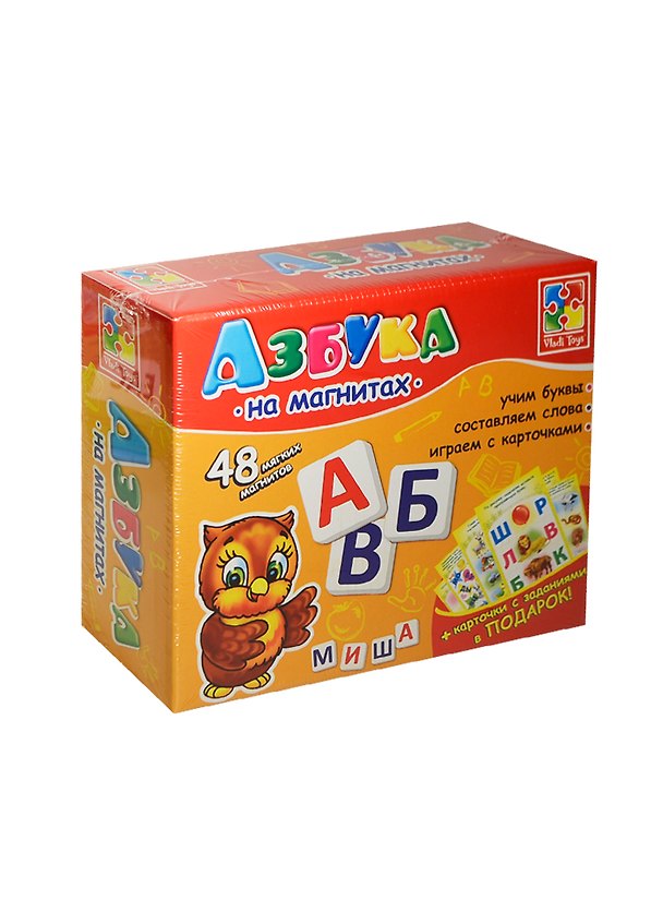 Мягкий пазл «Азбука на магнитах», Vladi Toys 2444766 — 1